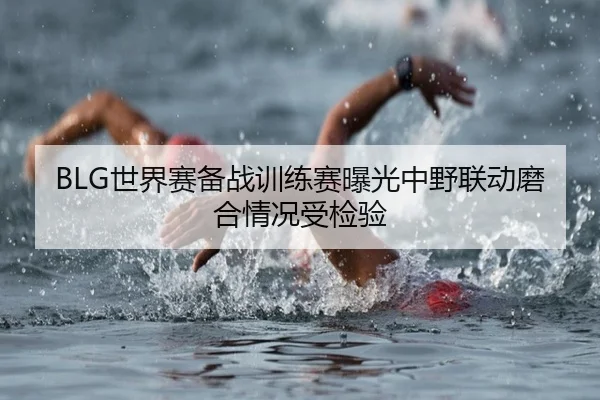 BLG世界赛备战训练赛曝光中野联动磨合情况受检验
